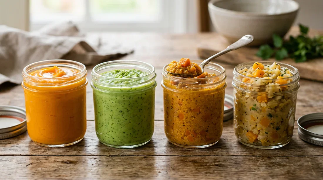 Infographie planning repas bébé semaine